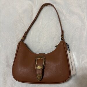 Steve Madden Tan Shoulder Bag with Buckle
